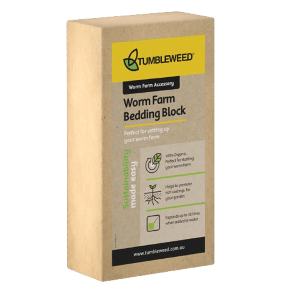 Worm Farm Bedding Coir Block, Urban Revolution.