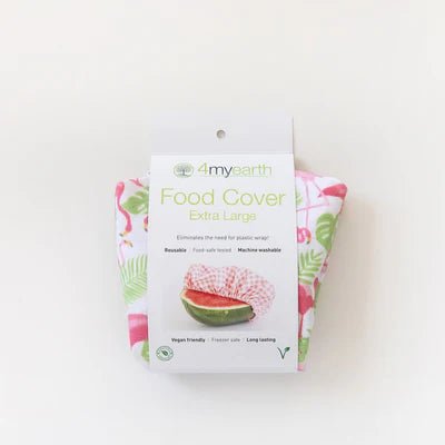 4MyEarth Extra Large Reusable Food Cover in Packaging - Flamingo Design