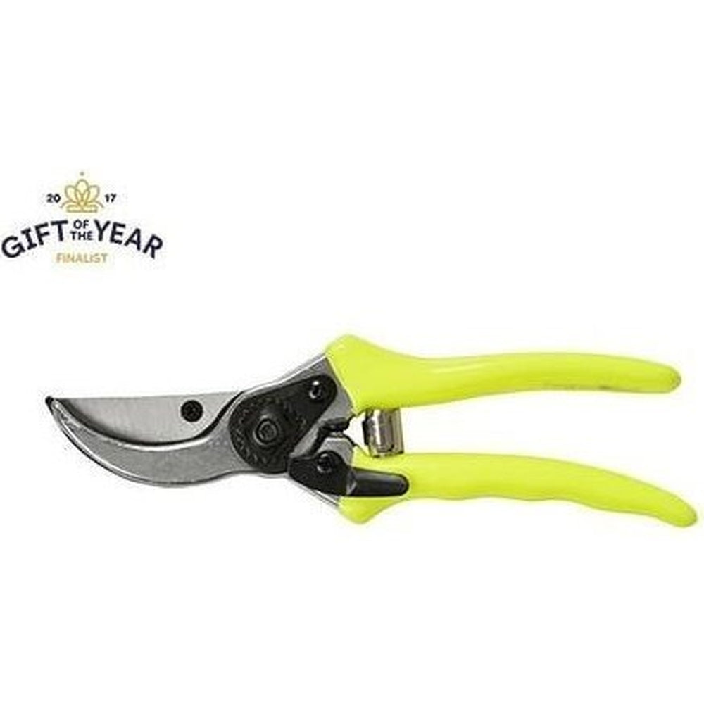 Florabrite Bypass Secateurs from Burgon and Ball, in Fluorescent Yellow