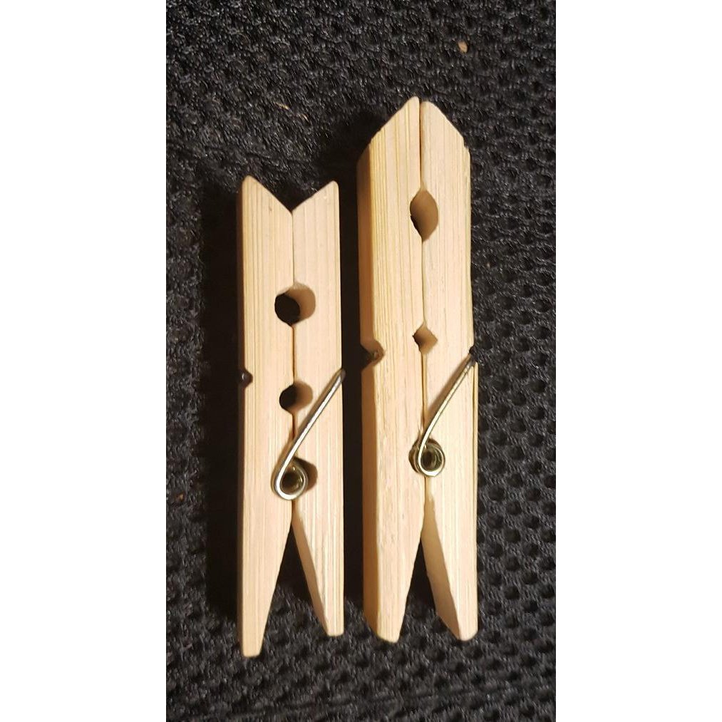 MiEco Clothes Pegs - Bamboo - Factory Seconds Home