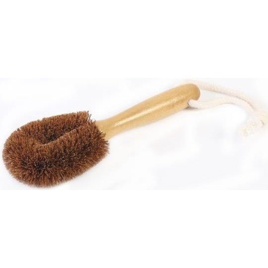 Import Ants Coconut Fibre Vegie Brush Med with handle Home