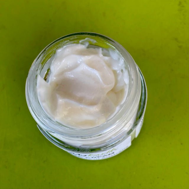 vegan natural eye cream in jar