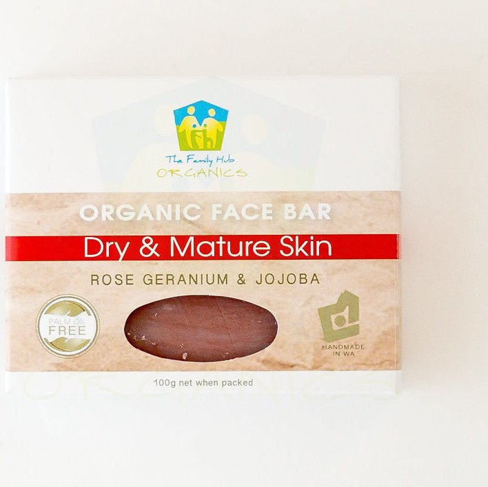 Organic Face Bar - Dry and Mature Skin - The Family Hub