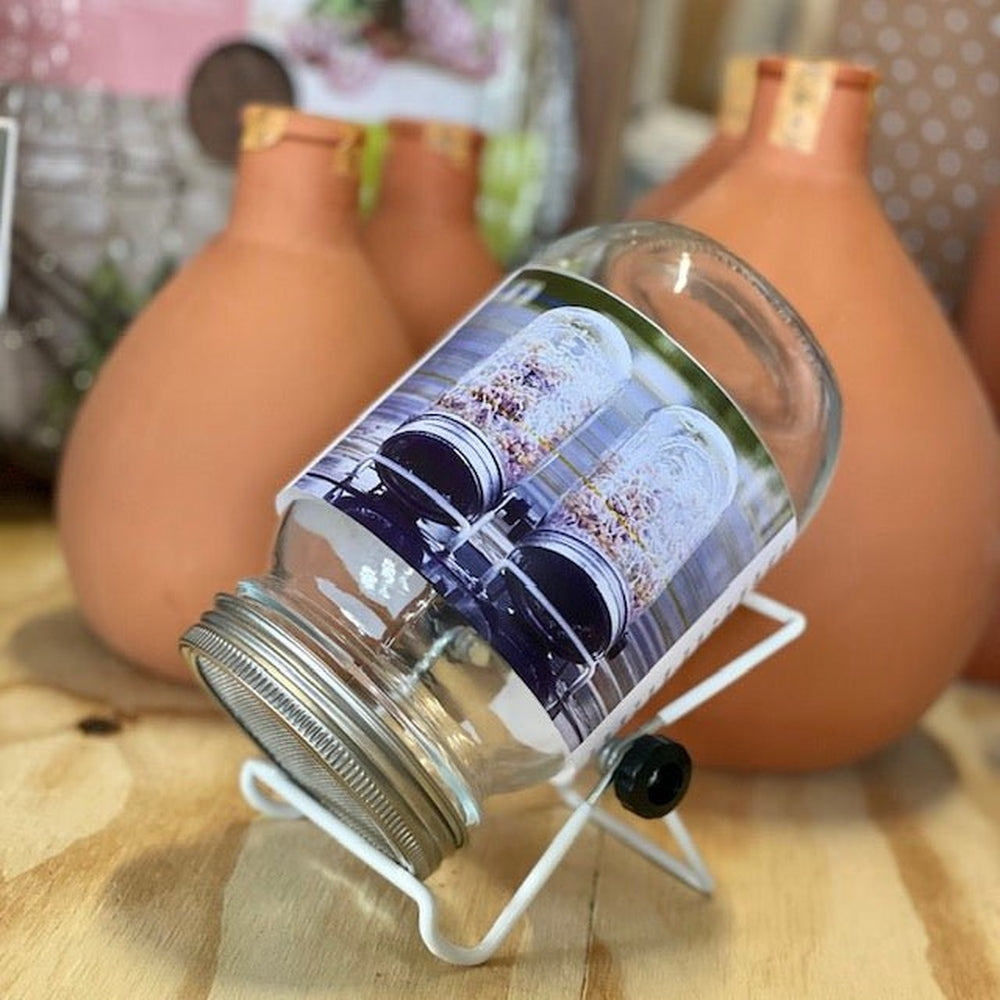 Glass Jar Sprouting Kit with Stand 1L Urban Revolution Urban