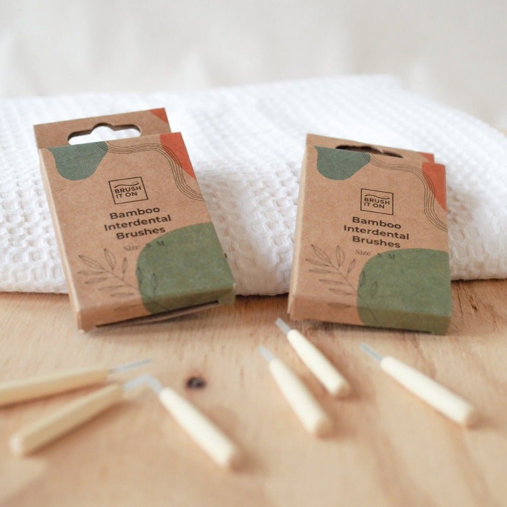 Bamboo Interdental Brushes in Cardboard Box Packaging