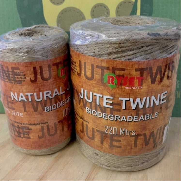 Biodegradable jute twine from Ryset, 100m and 220m