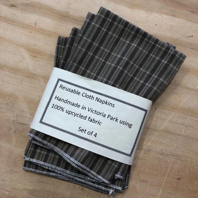 Reusable Cloth Table Napkins from PaulaW, in the Tartan Design