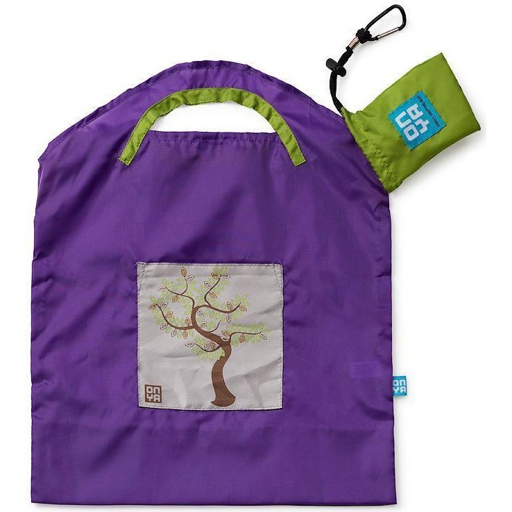 Onya Onya Shopping Bags - Small Shopping Bags Purple / Tree