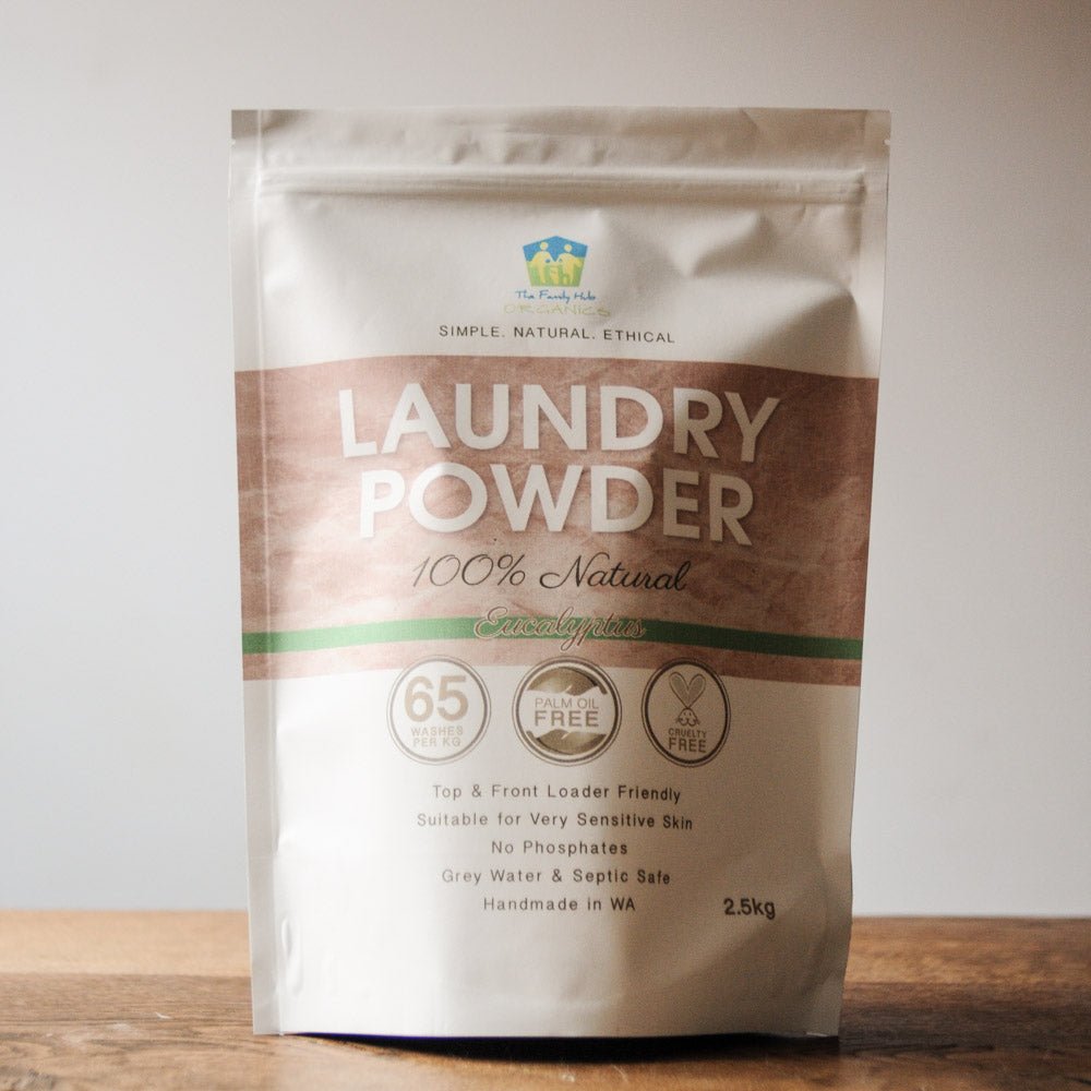 Laundry Powder 100% Natural - 2.5kg - The Family Hub Eucalyptus