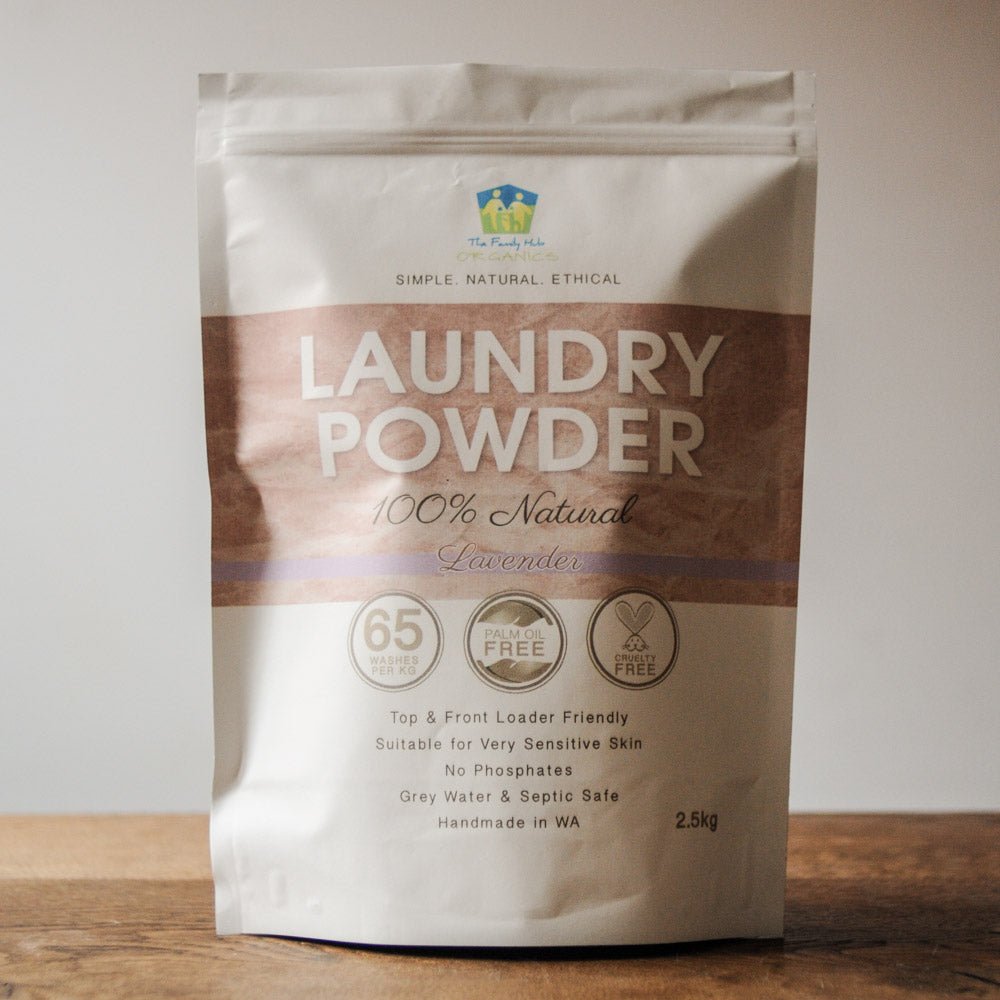 Laundry Powder 100% Natural - 2.5kg - The Family Hub Lavender