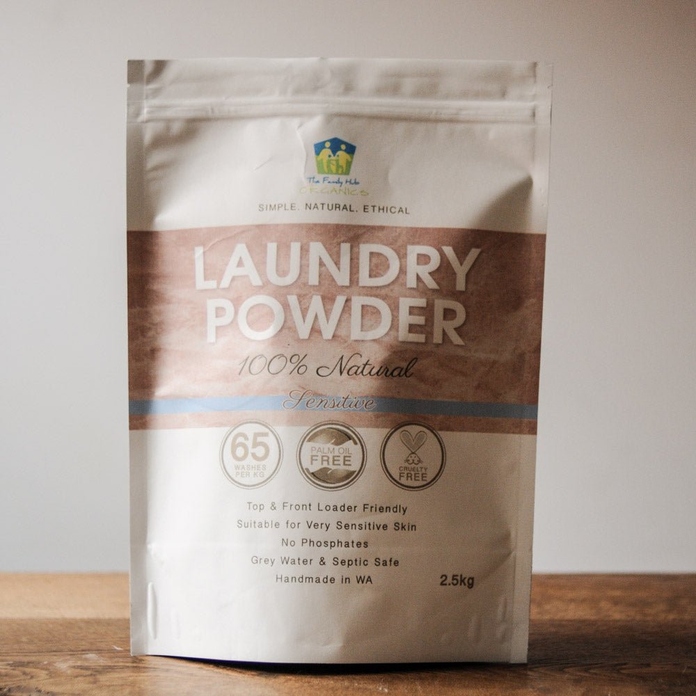 Laundry Powder 100% Natural - 2.5kg - The Family Hub Sensitive