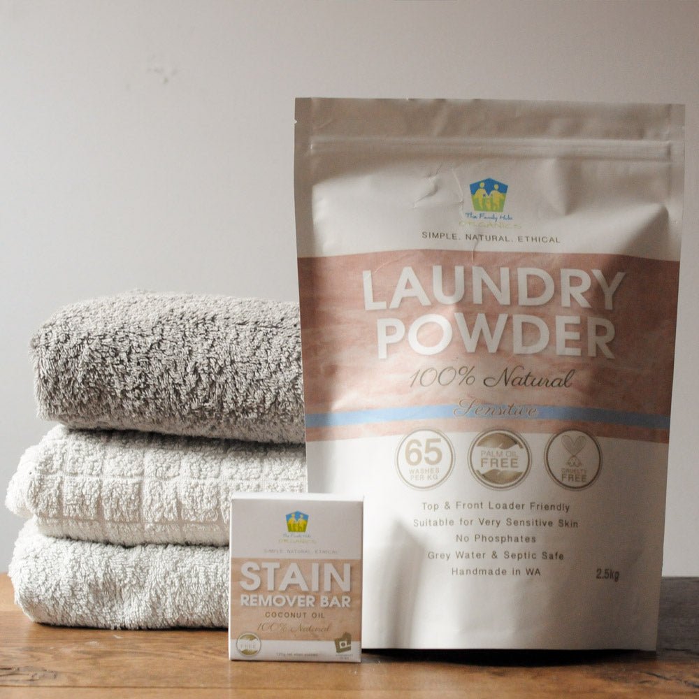 Laundry Powder 100% Natural - 2.5kg - The Family Hub Sensitive