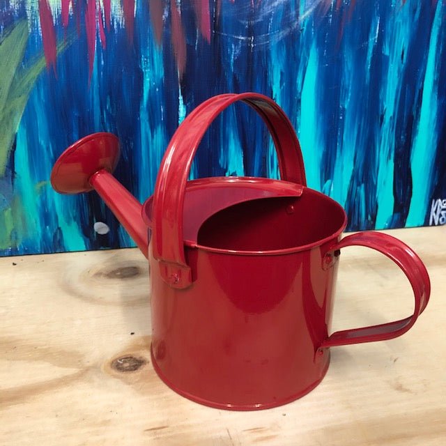Small Red Children&#39;s Watering Can, rear view