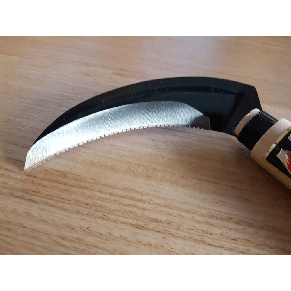 Serrated Japanese Harvesting Sickle, Shogun Tools.