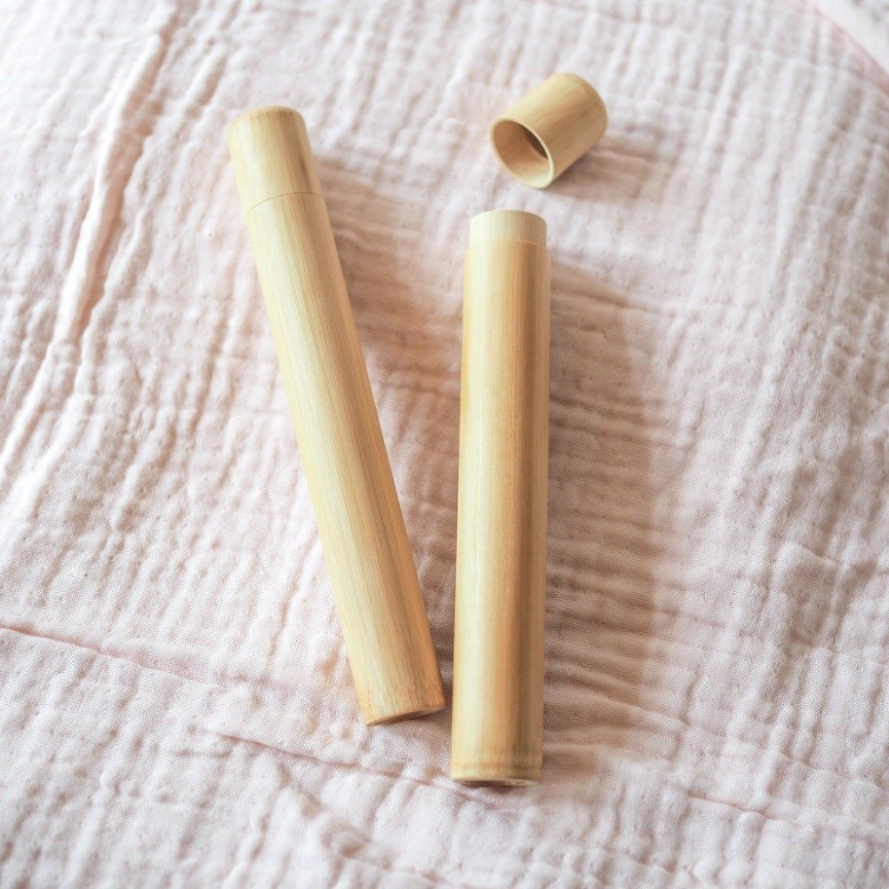 Eco-friendly Bamboo Travel Toothbrush Cases