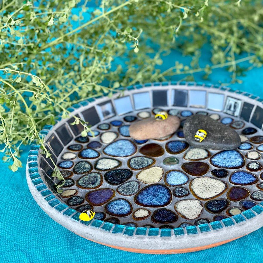 Mosaic Bee Baths by Paulette - Urban Revolution